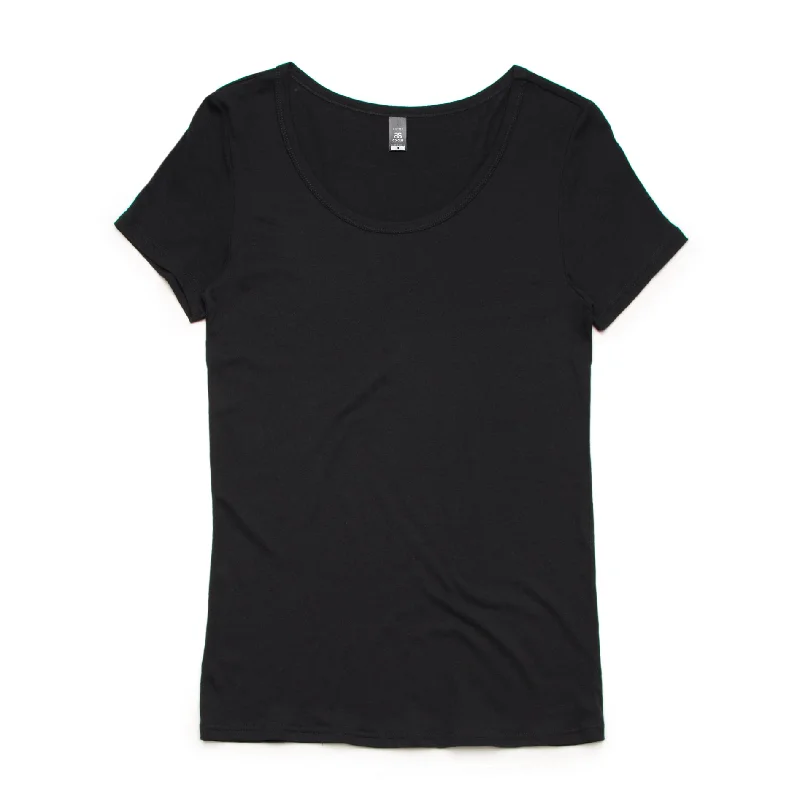 SHALLOW SCOOP TEE - 4011