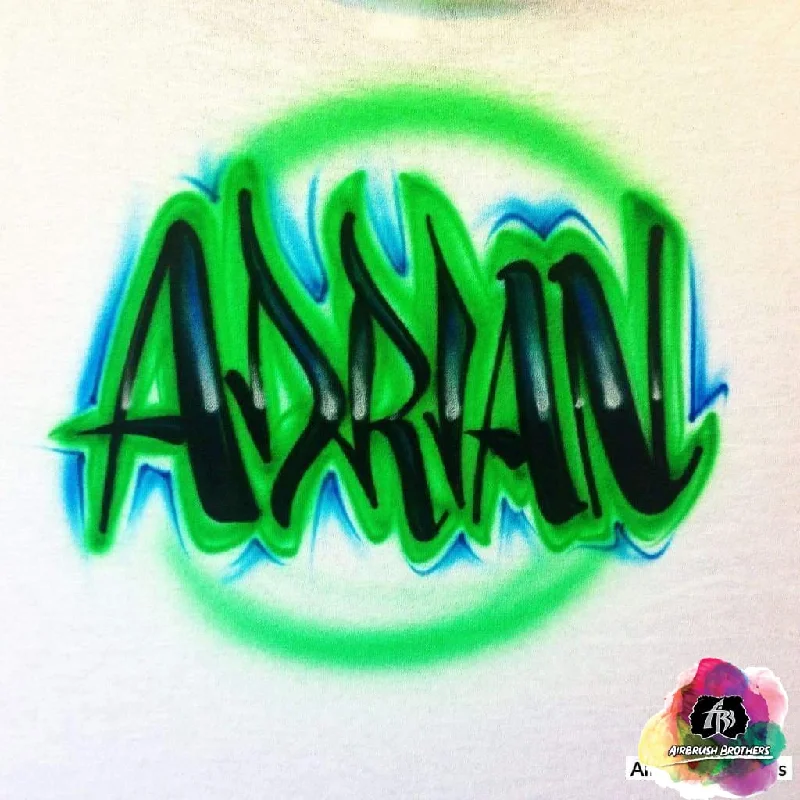 Airbrush Brush Style Shirt Design