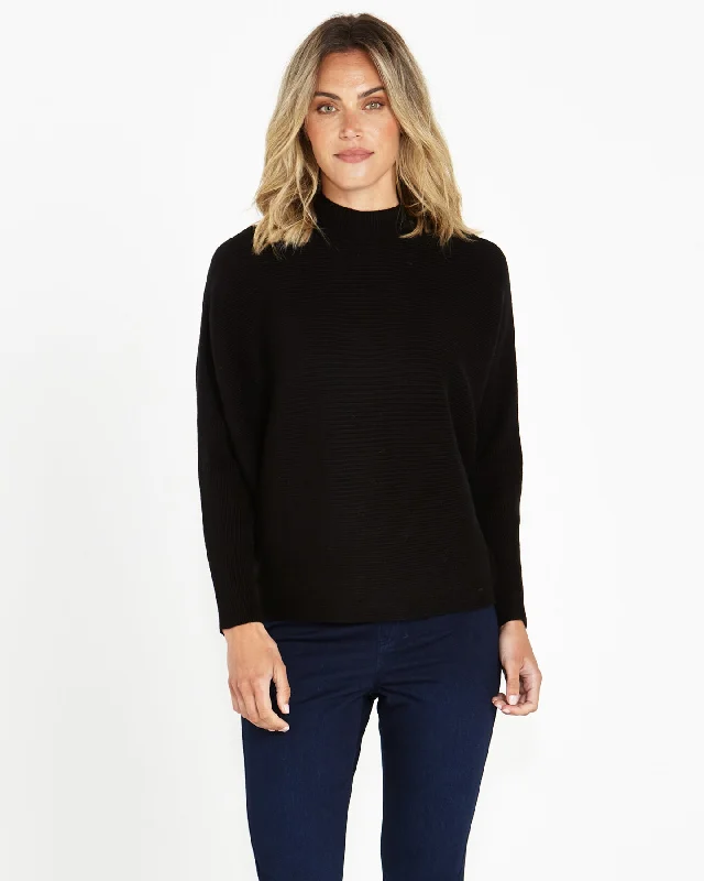 Betty Basics Alicia Knit Jumper Black