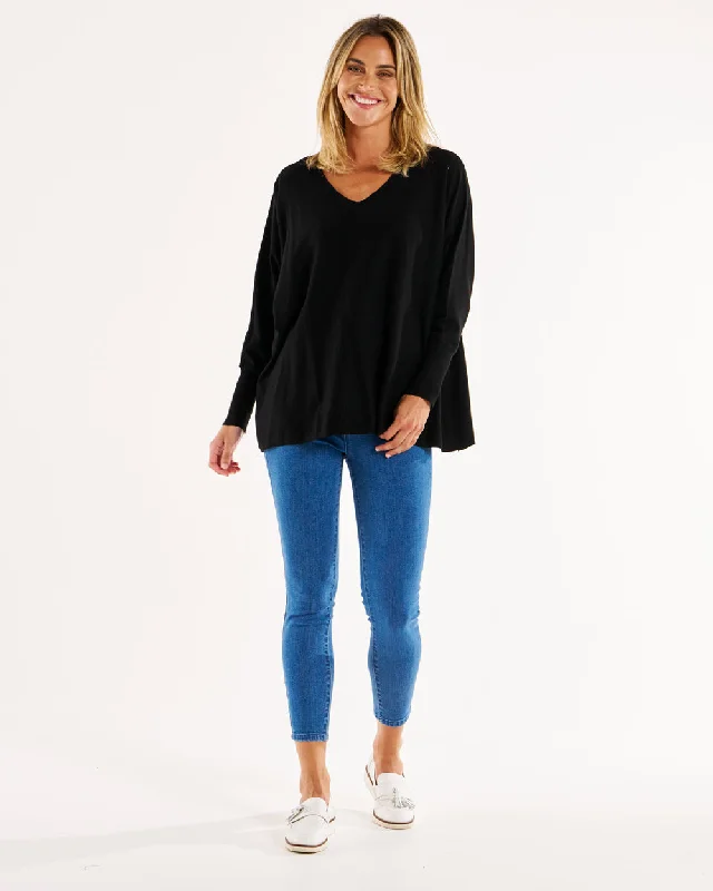 Betty Basics Destiny Knit Jumper Black