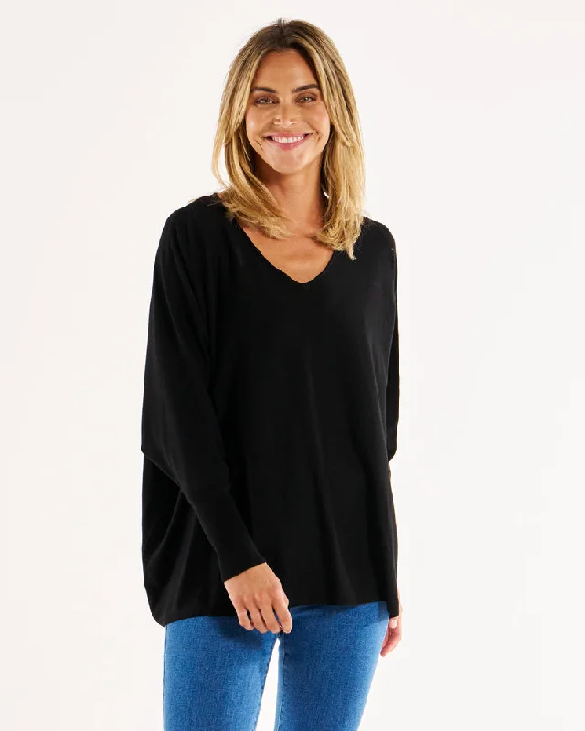 Betty Basics Destiny Knit Jumper Black