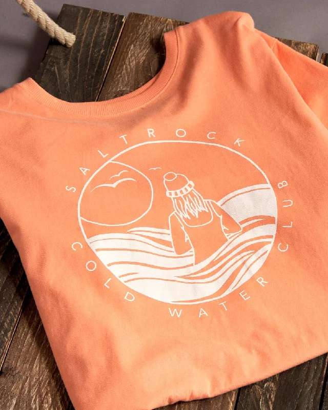 Coldwater Club  - Womens Short Sleeve T-Shirt - Peach