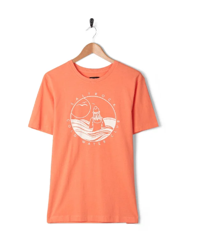 Coldwater Club  - Womens Short Sleeve T-Shirt - Peach