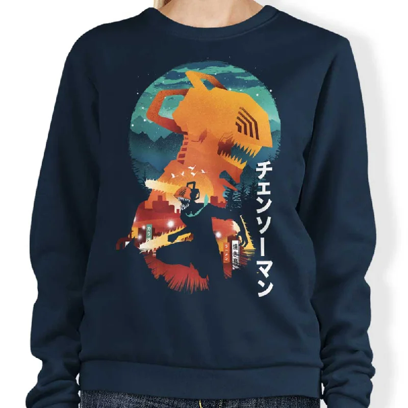 Sweatshirt / Navy / S