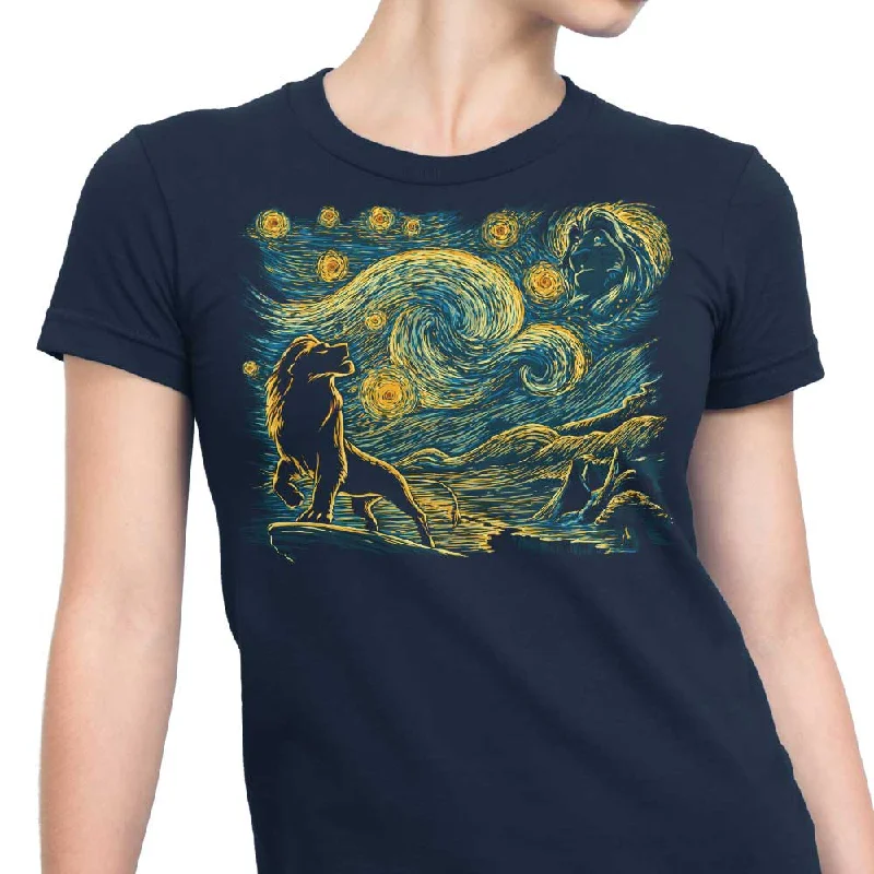 Women's Premium T-Shirt / Navy / S