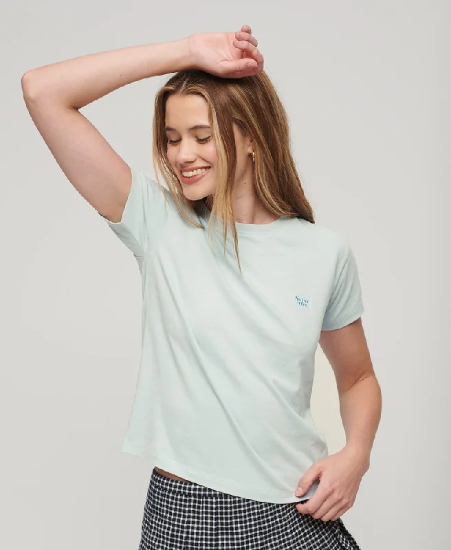 Essential Logo 90's T Shirt | Winter Sky Blue