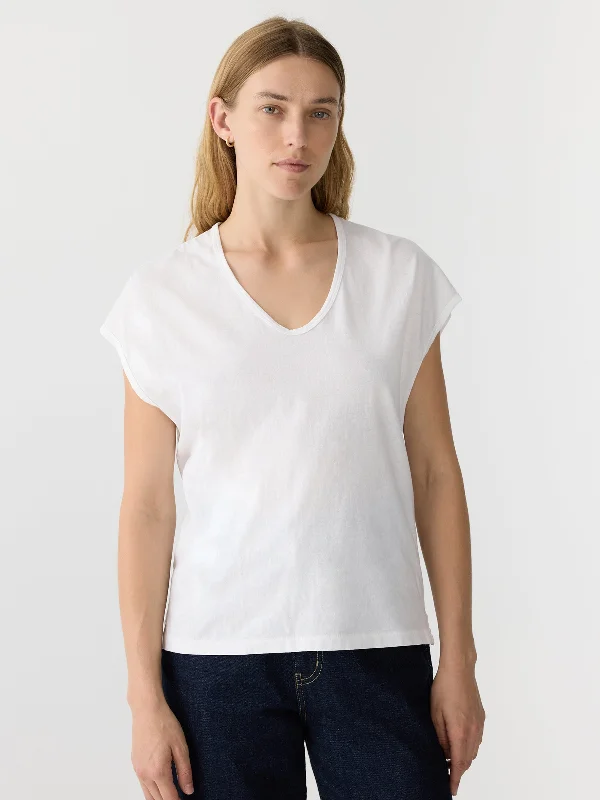 fine bind scoop neck tank