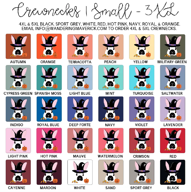 Halloween Rabbit Crewneck (S-3XL) - Multiple Colors!