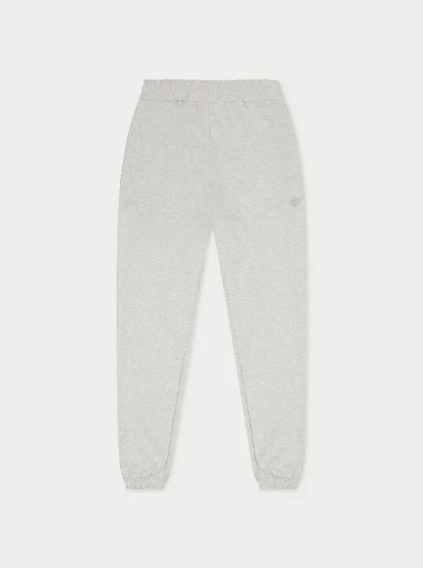 EMBLEM RELAXED JOGGERS - GREY MARL