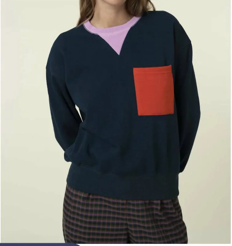 Isadora Sweatshirt In Blue