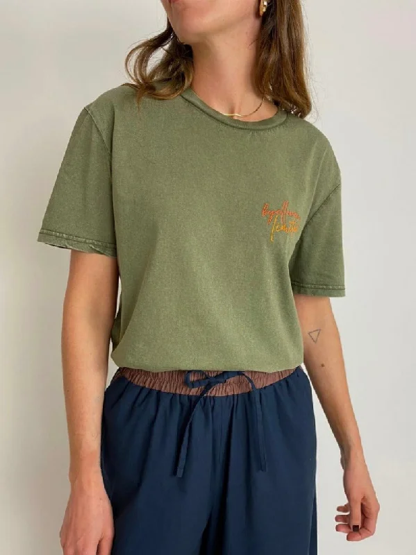 Modern Neutrals T-Shirt -Olive Green