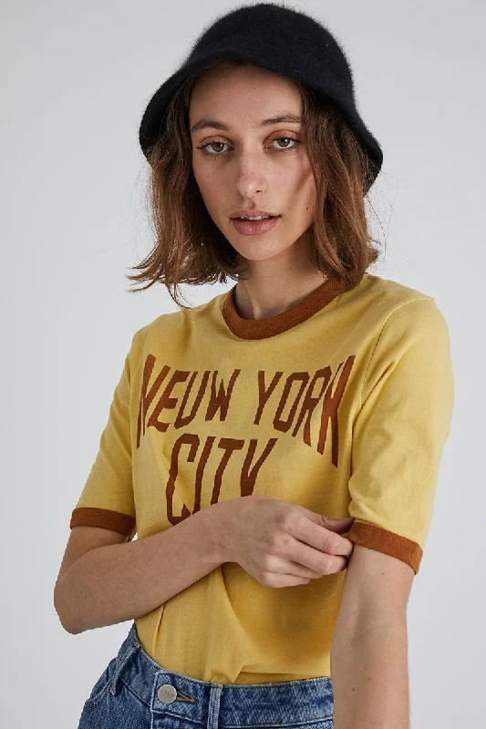 Neuw WOMENS NEUW YORK TEE BUTTER