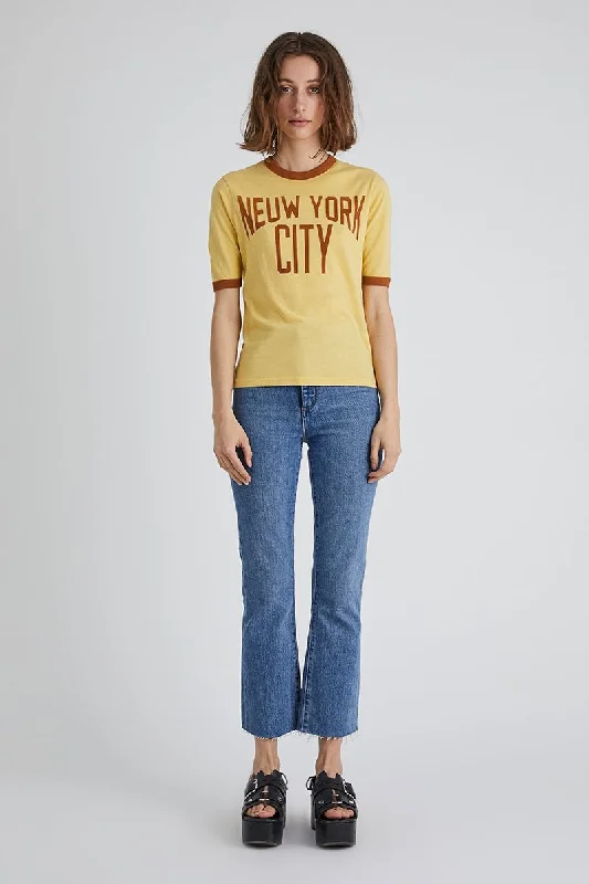 Neuw WOMENS NEUW YORK TEE BUTTER