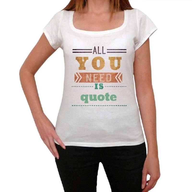 'quote, Women's Short Sleeve Round Neck T-shirt 00024