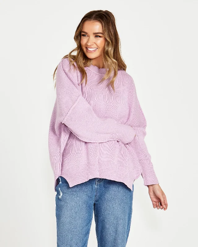 Sass Leora Knit Jumper Lilac