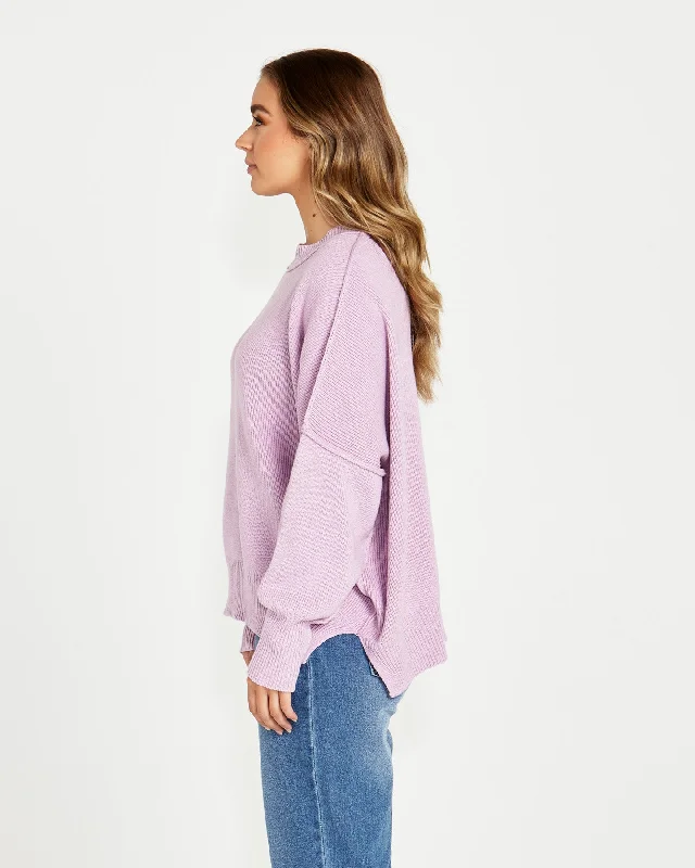 Sass Leora Knit Jumper Lilac