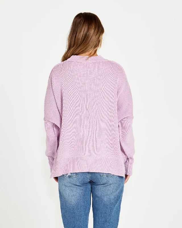 Sass Leora Knit Jumper Lilac