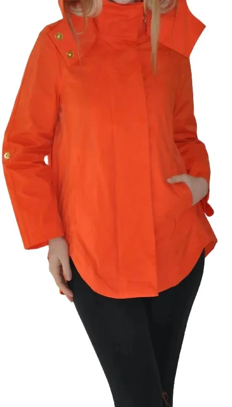 Savina Jacket In Hermes Orange