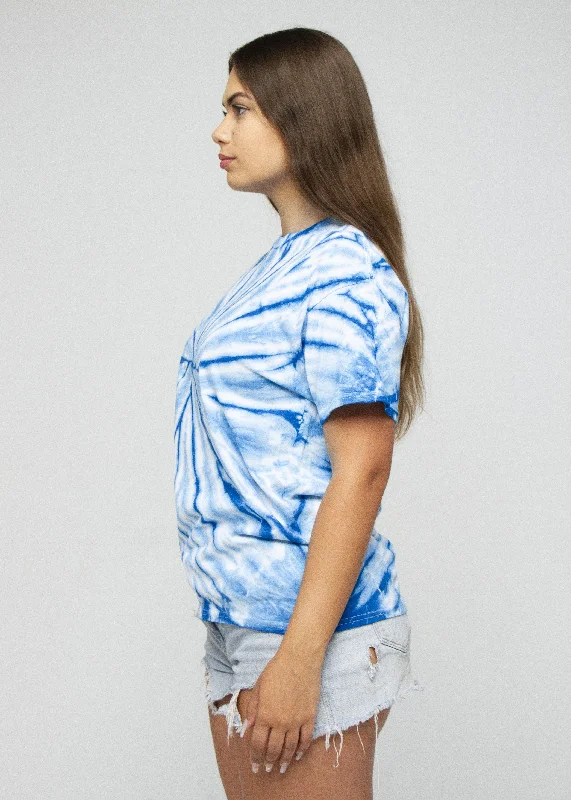 Blue Spiral Tie Dye T-Shirt