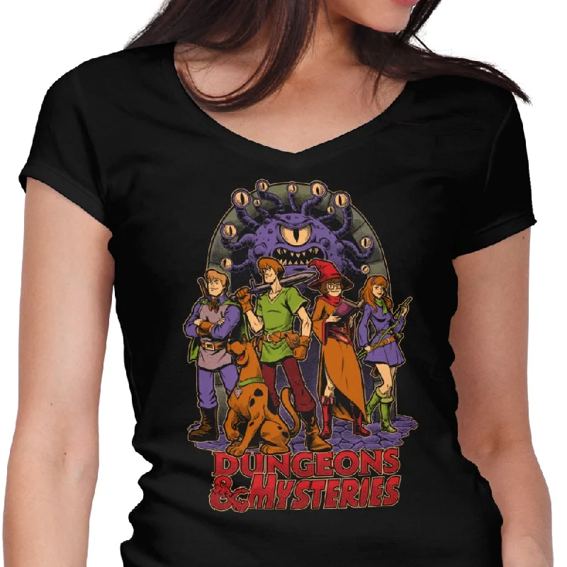 Dungeons and Mysteries - Women's V-Neck