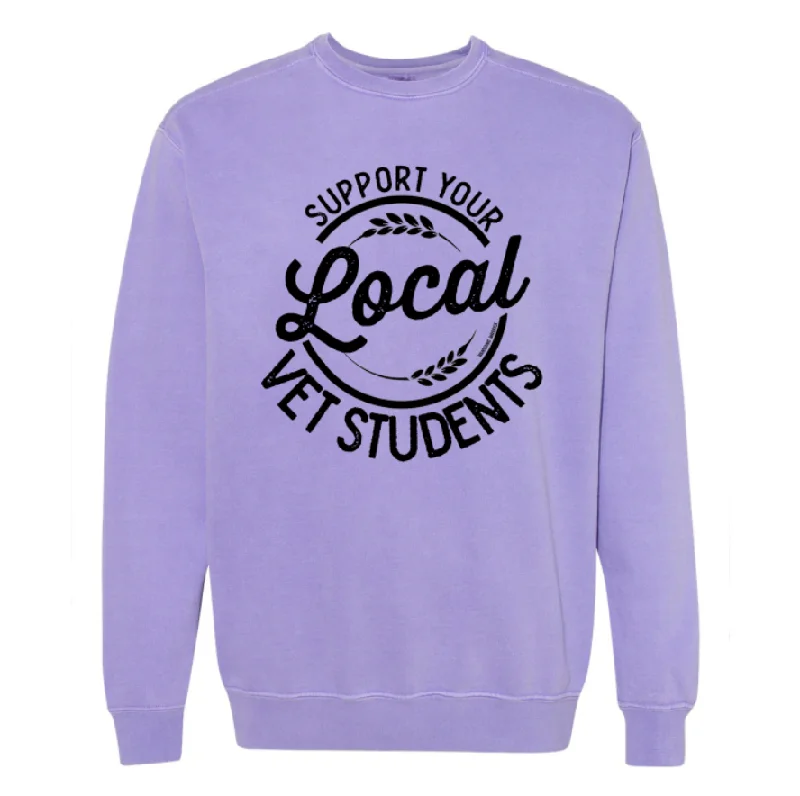 Support Local Vet Students Crewneck (S-3XL) - Multiple Colors!