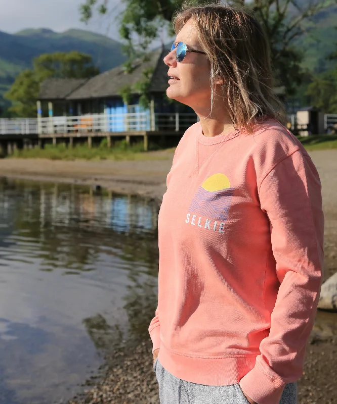 SWEATSHIRT IN SUMMER VINTAGE PEACH