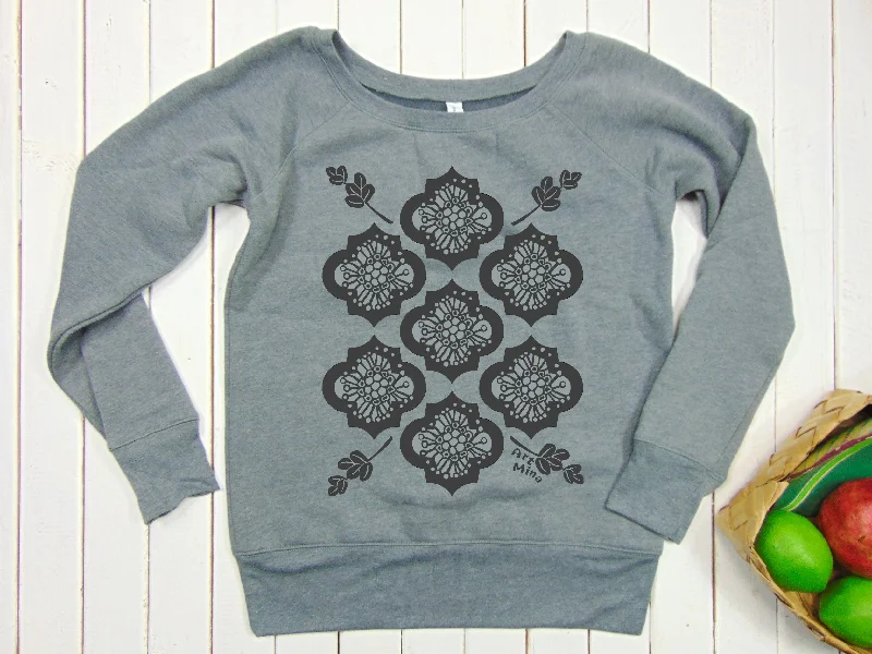 Women's Fleece Sweatshirt ""Ohia & Lehua"" [FREE SHIPPING]