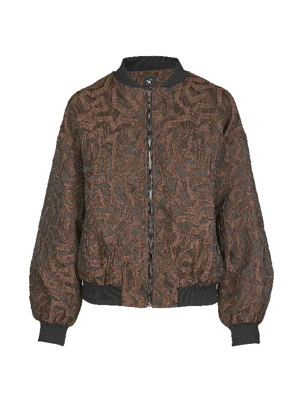 Vesta bomber jacket - Dark Brown