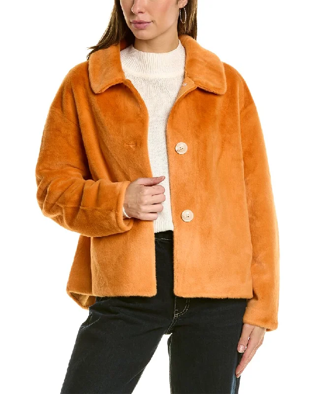 Adrienne Landau Fuzzy Jacket