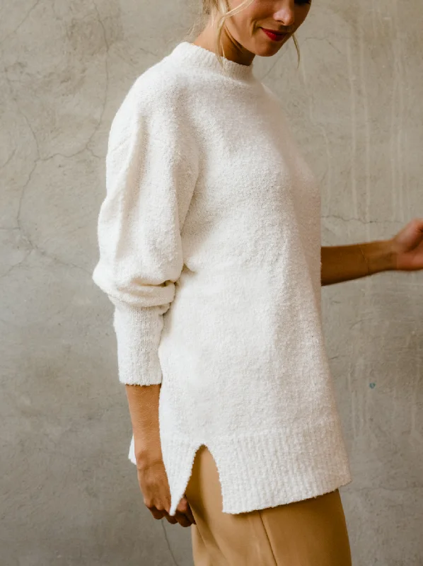 Alexis Boucle Sweater - Almond