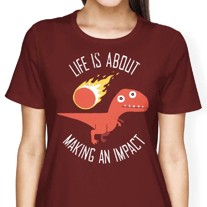 Women's T-Shirt / Maroon / S