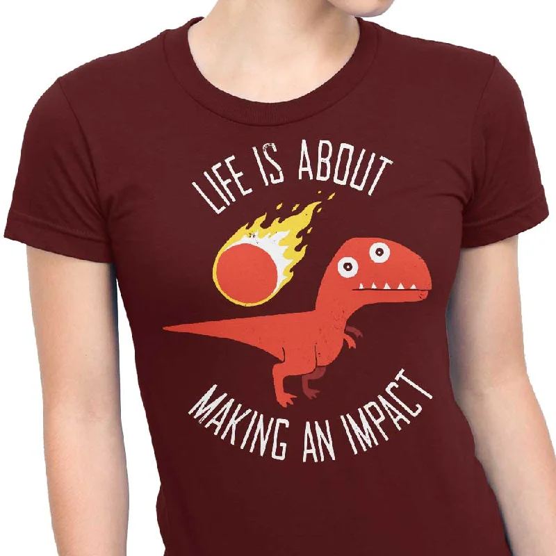 Women's Premium T-Shirt / Maroon / S