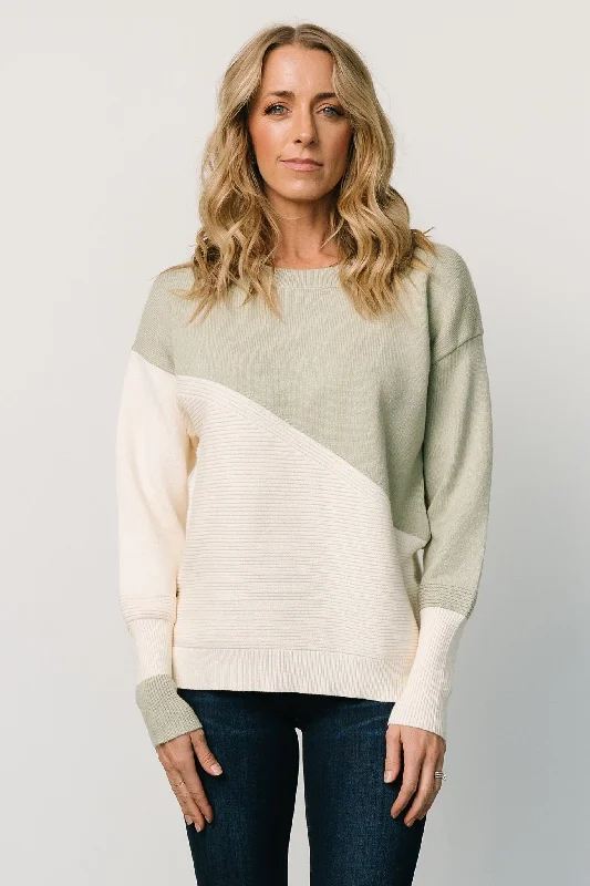 Emmy Sweater | Sage + Cream