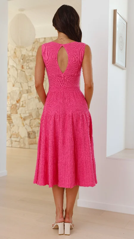 Jayde Knit Dress - Pink