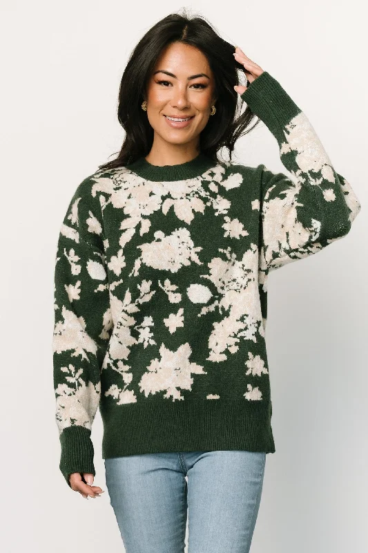 Legend Sweater | Hunter Green Multi