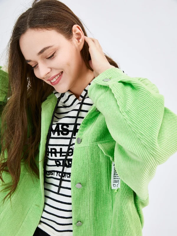 Lime Corduroy Jacket