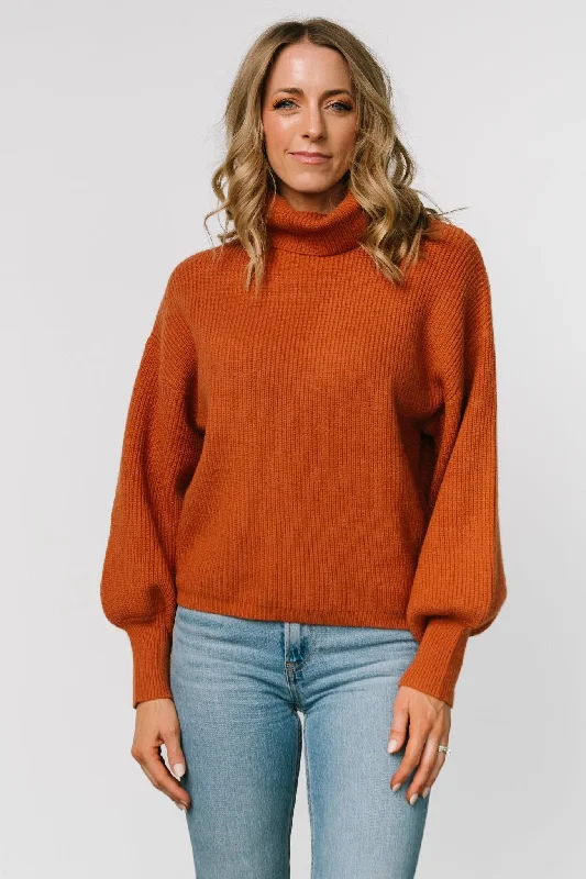 Malcolm Turtleneck Sweater | Spice