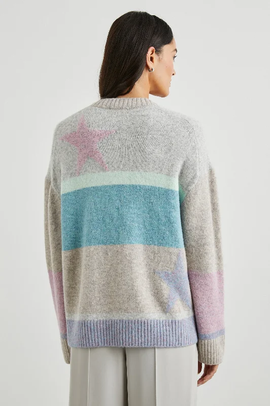 MIA SWEATER - HEATHERED STARS