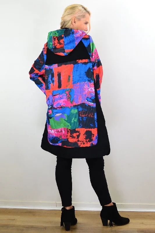 Multicolour Long Corduroy Jacket