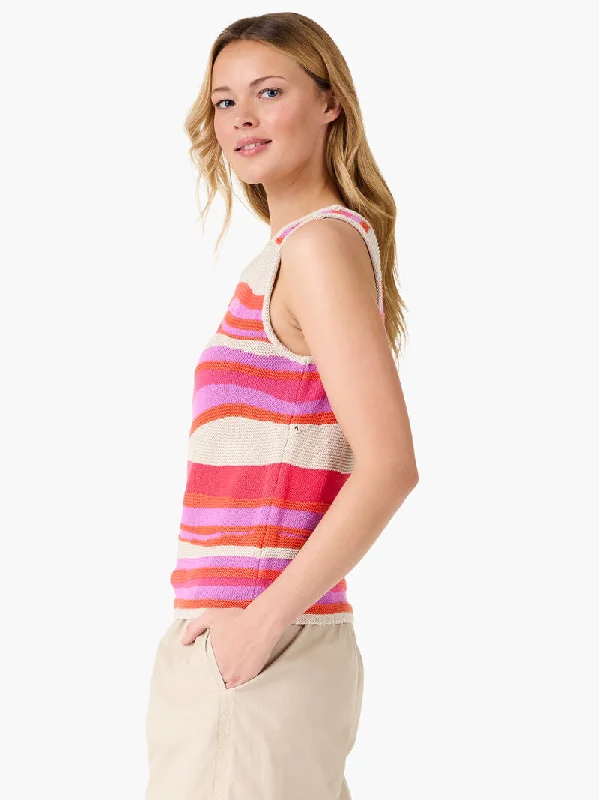 NIC+ZOE Knit Waves Sweater Tank