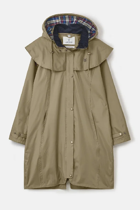 Outrider 3/4 Length Waterproof Raincoat - Fawn