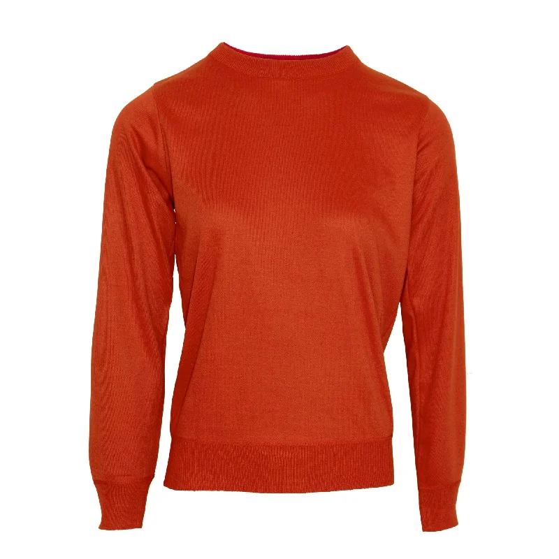 Tru Crew Neck Jumper - Red