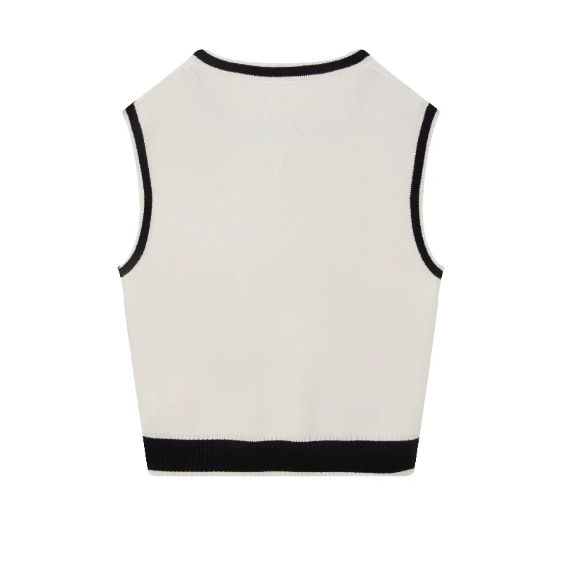 Vintage Square-Neck Vest