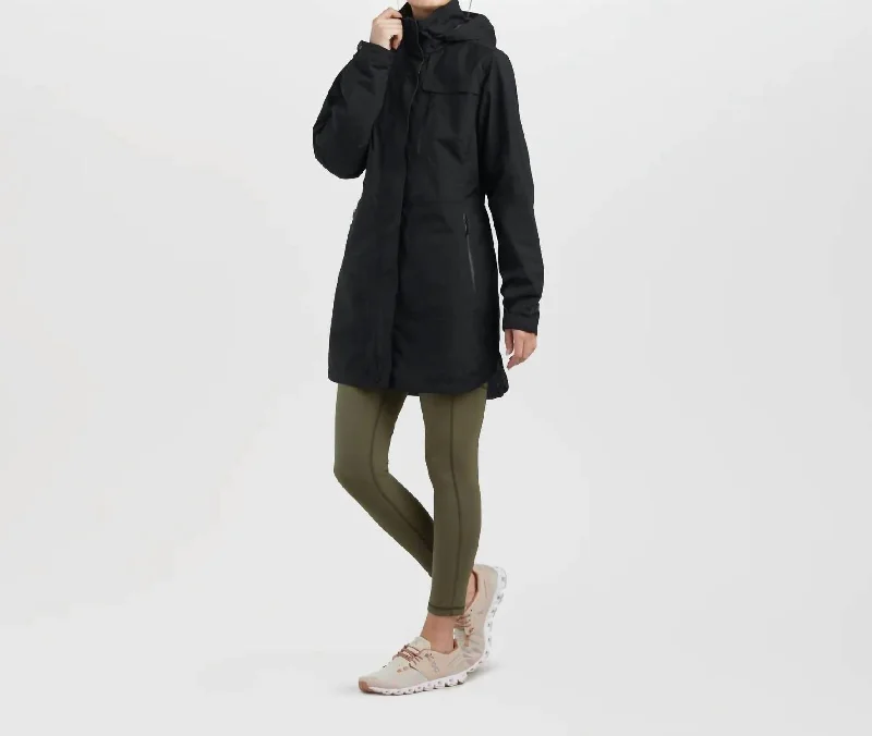 W Aspire Trench In Black