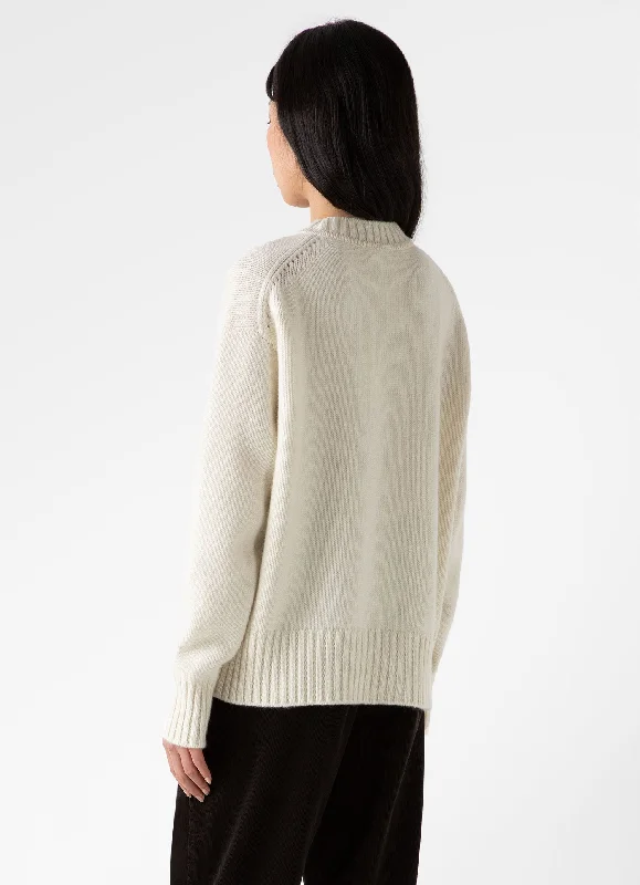 Women's Roxburgh Cashmere Jumper in Undyed