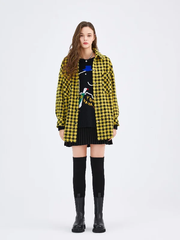 Yellow Flannel Coat